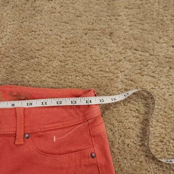 DL1961 Orange Legging Straight Leg Jeans Size 29 Womens #F163 - Picture 3 of 5